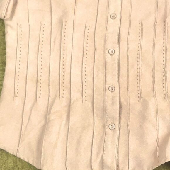 Front Detail and Button Front Detail Blouse - Picture 7 of 8